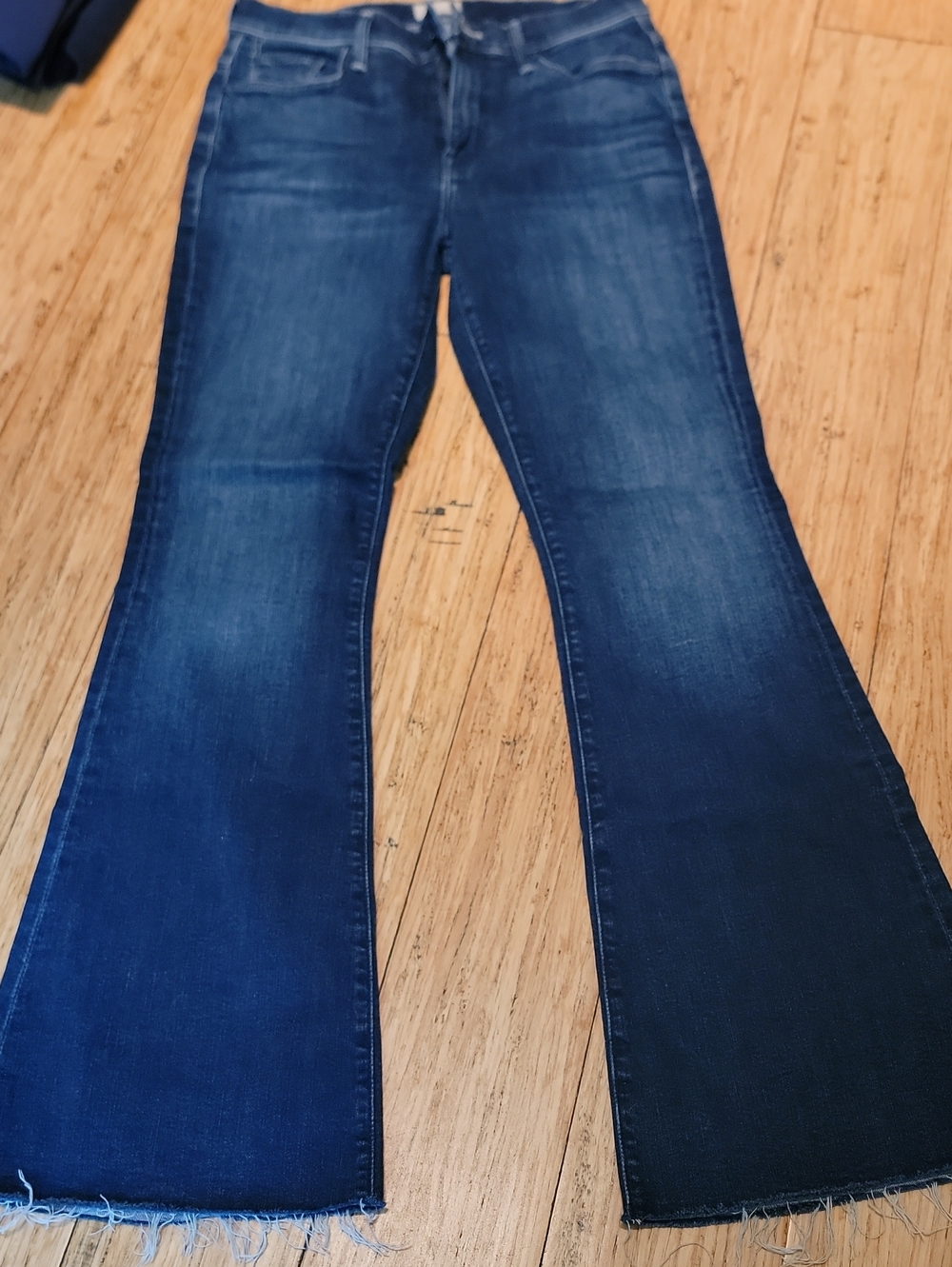MOTHER Dark Blue Flare Jeans